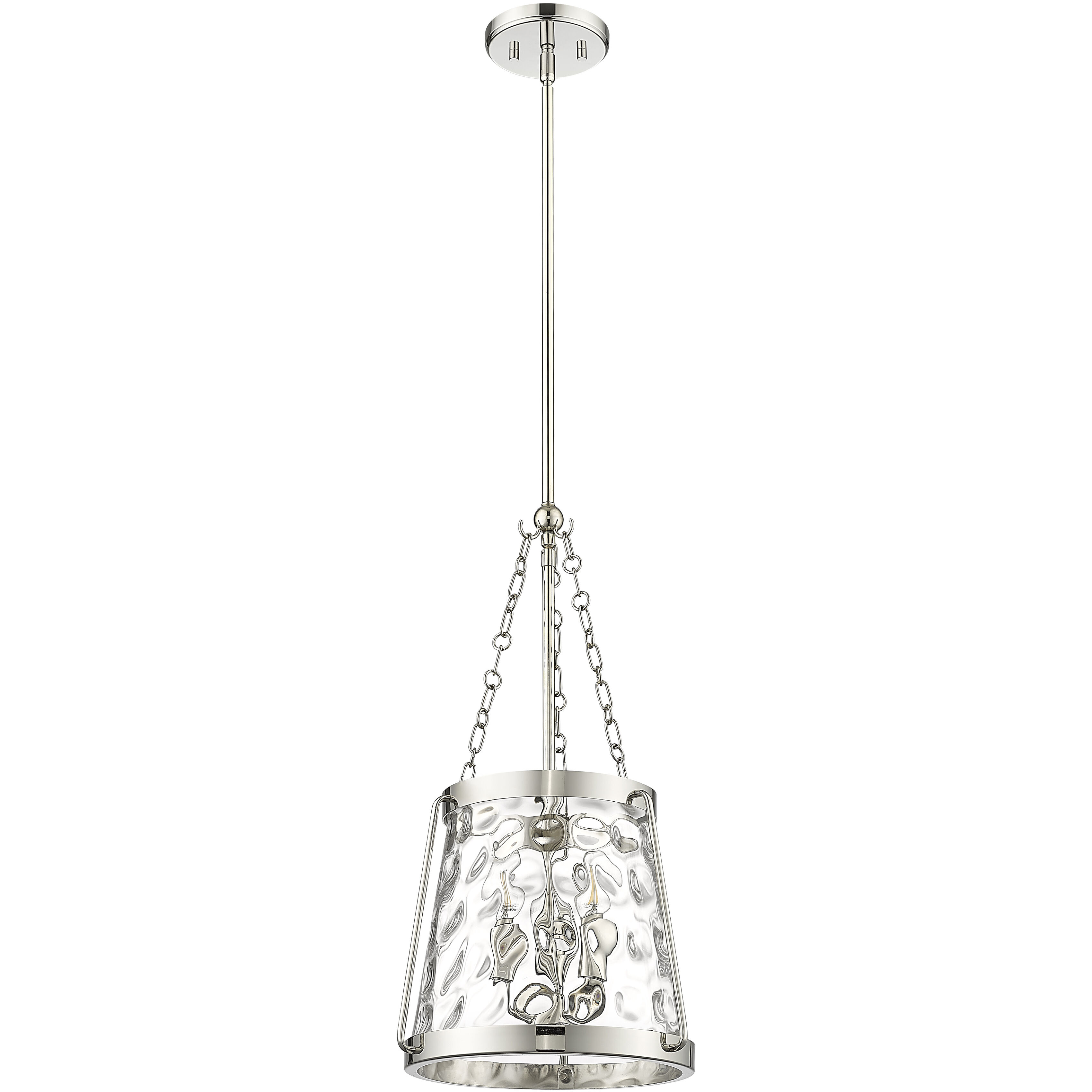 Adabella 3 Light 11.75 inch Polished Nickel Pendant Ceiling Light